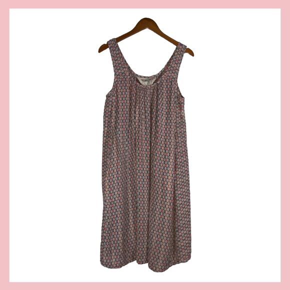 Ace&Jig Organic Cotton Sleeveless Dress Size Small Multicolor Plaid - Picture 1 of 9